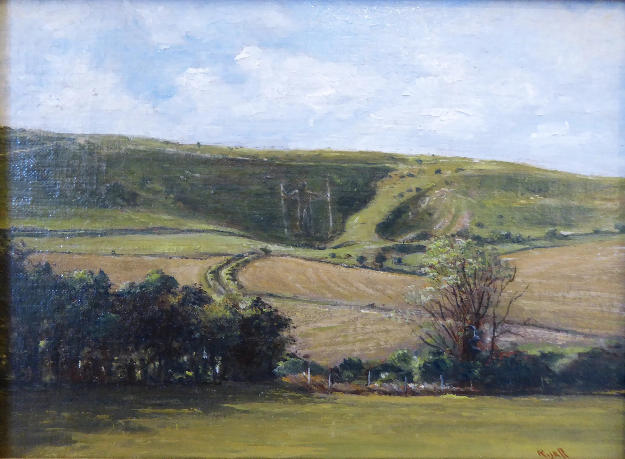 THE LONG MAN OF WILMINGTON 6 x 8 inches - £175
