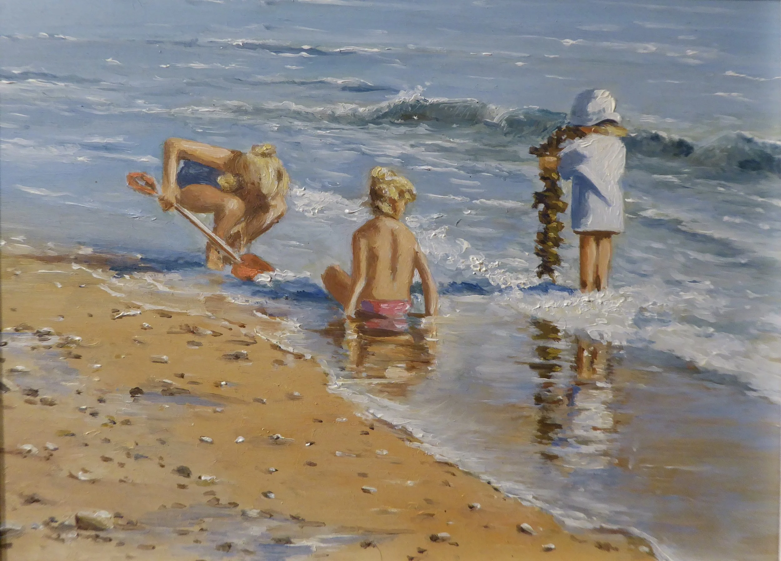 CHILDREN AT THE SEASIDE6 x 8 inches - £185