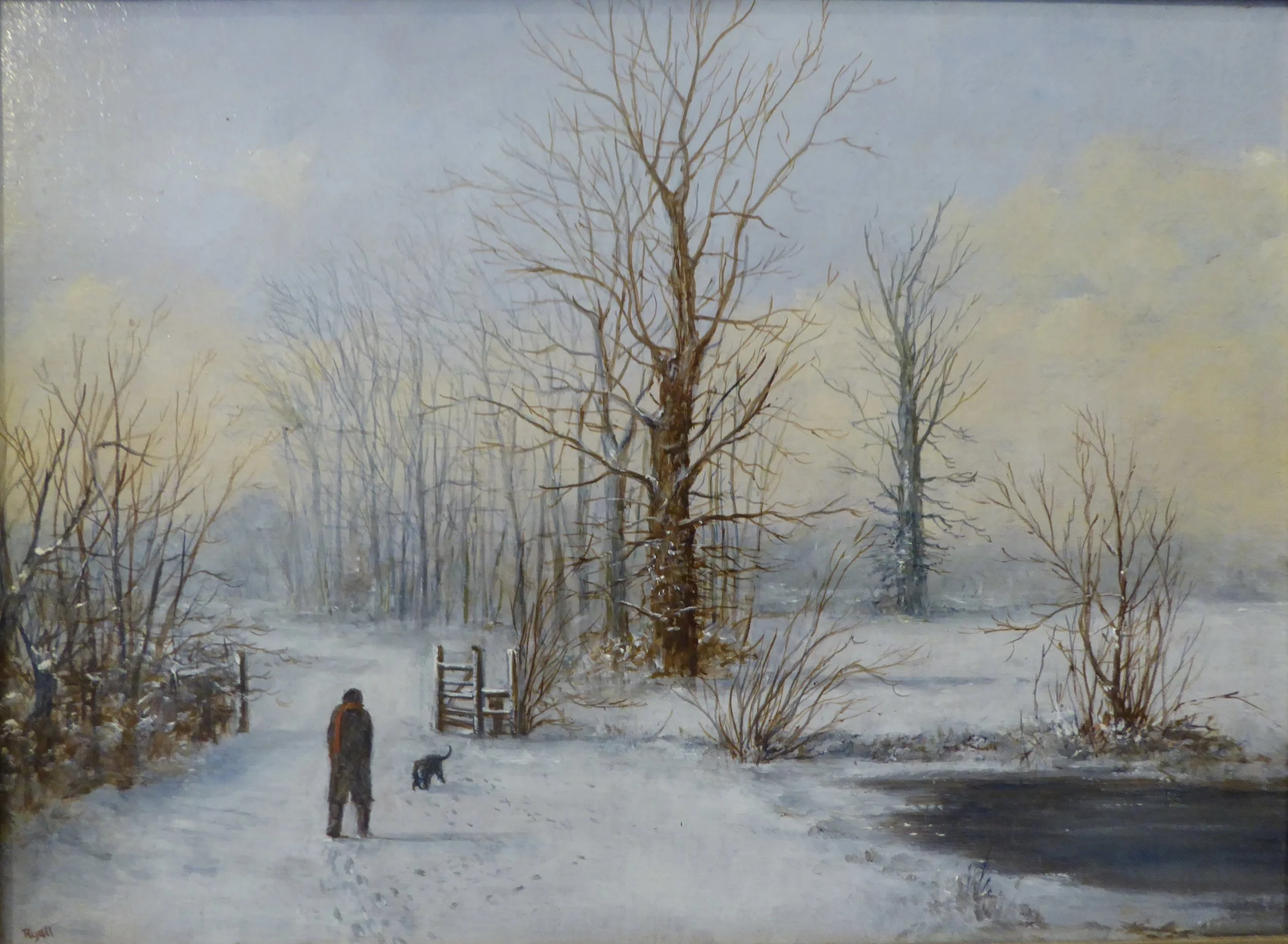 Snow Scene 14 x 10 inches - £375