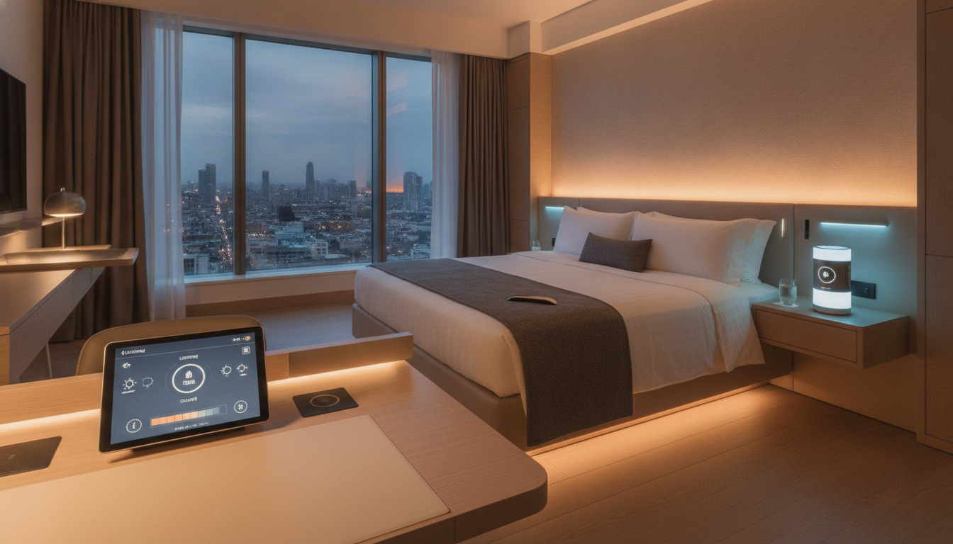 Smart Room Technology for Hotels Enhancing Guest Experience, by George Dfouni