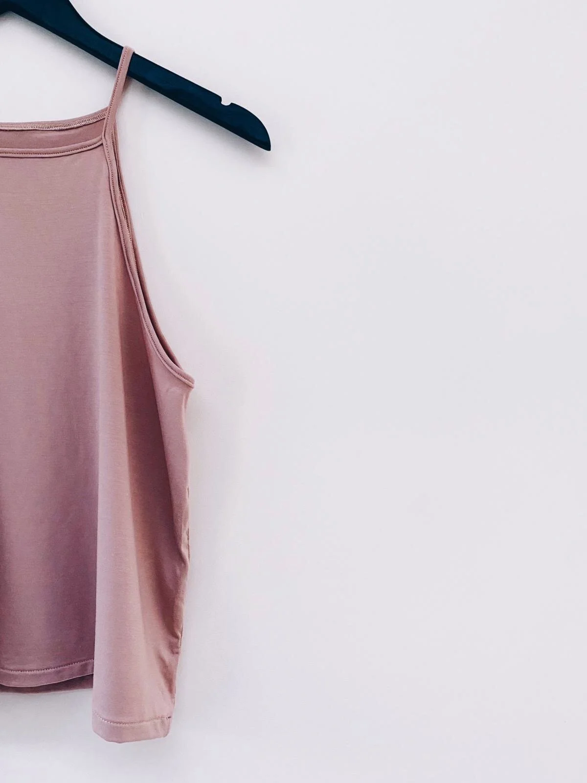 Sasha Jane Handmade pink bamboo jersey camisole vest top loungewear pyjamas Bristol