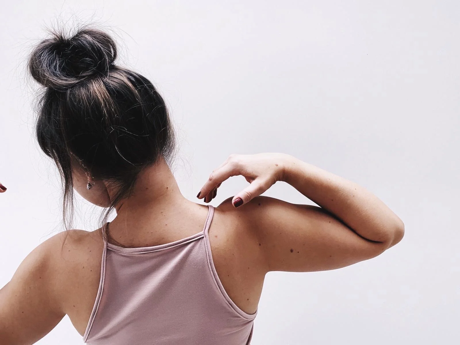 Sasha Jane Handmade pink bamboo jersey camisole vest top loungewear pyjamas Bristol