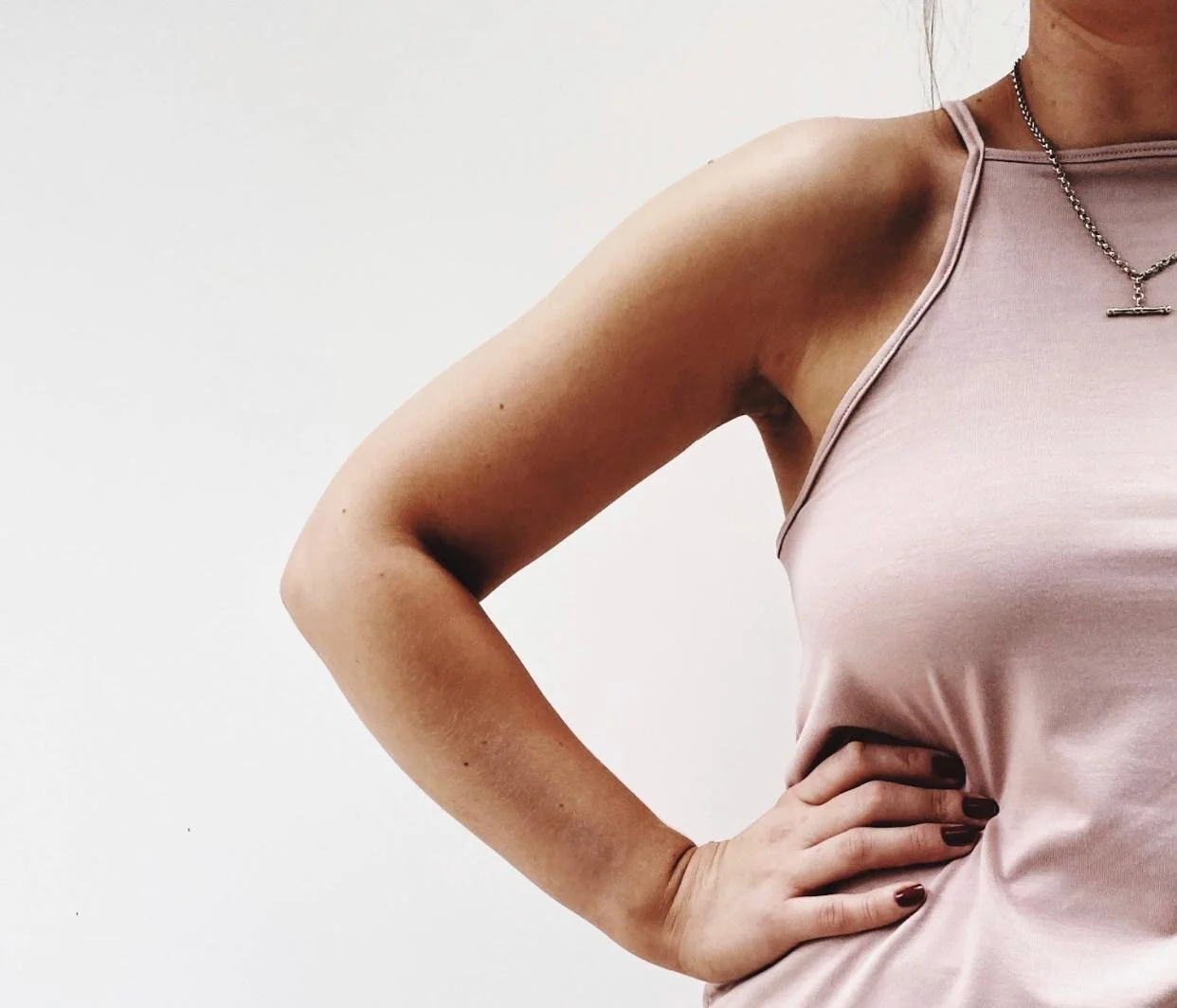 Sasha Jane Handmade pink bamboo jersey camisole vest top loungewear pyjamas Bristol