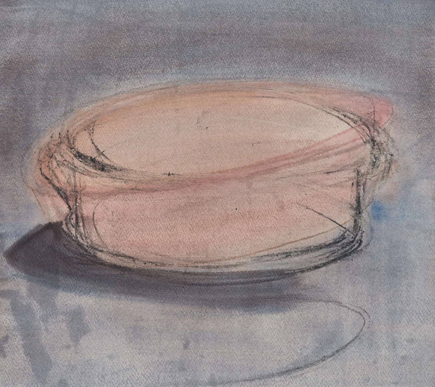 Cazuela No. 34, Watercolor and Charcoal on Fabriano Paper, 13.5 x 15.5 inches