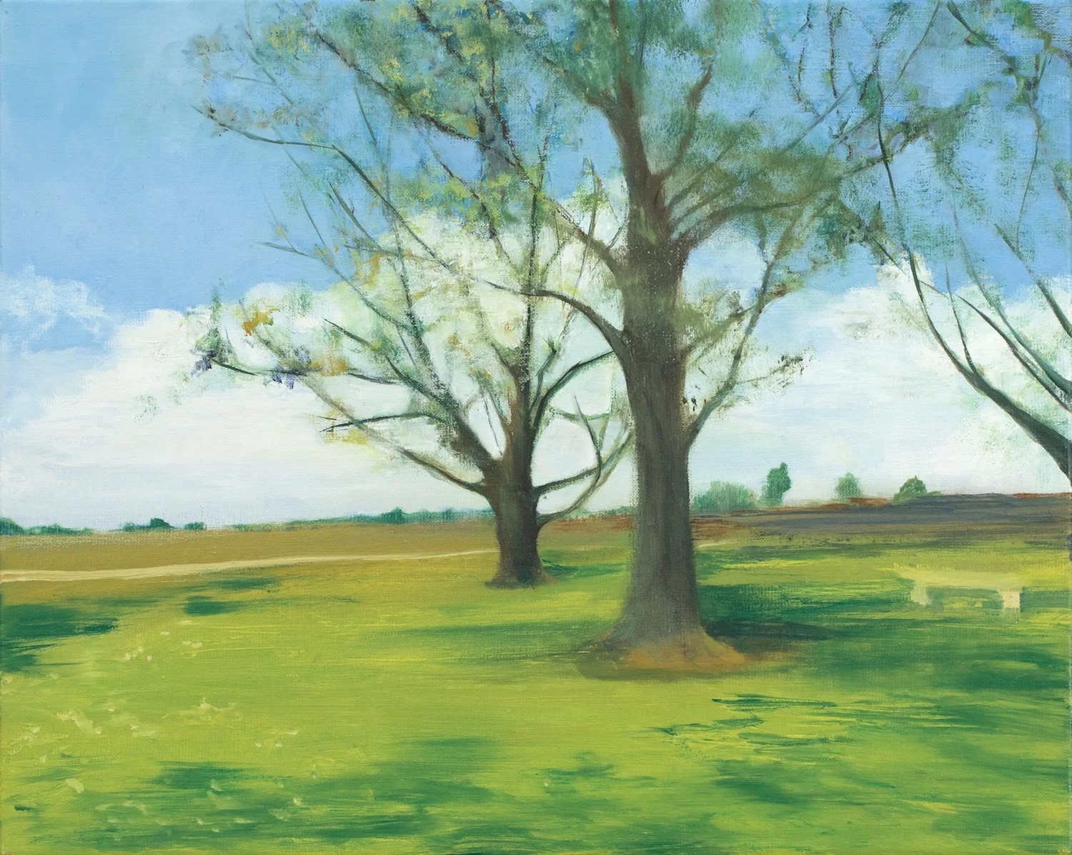 Rest Stop, Oil on Linen, 16 x 20 inches
