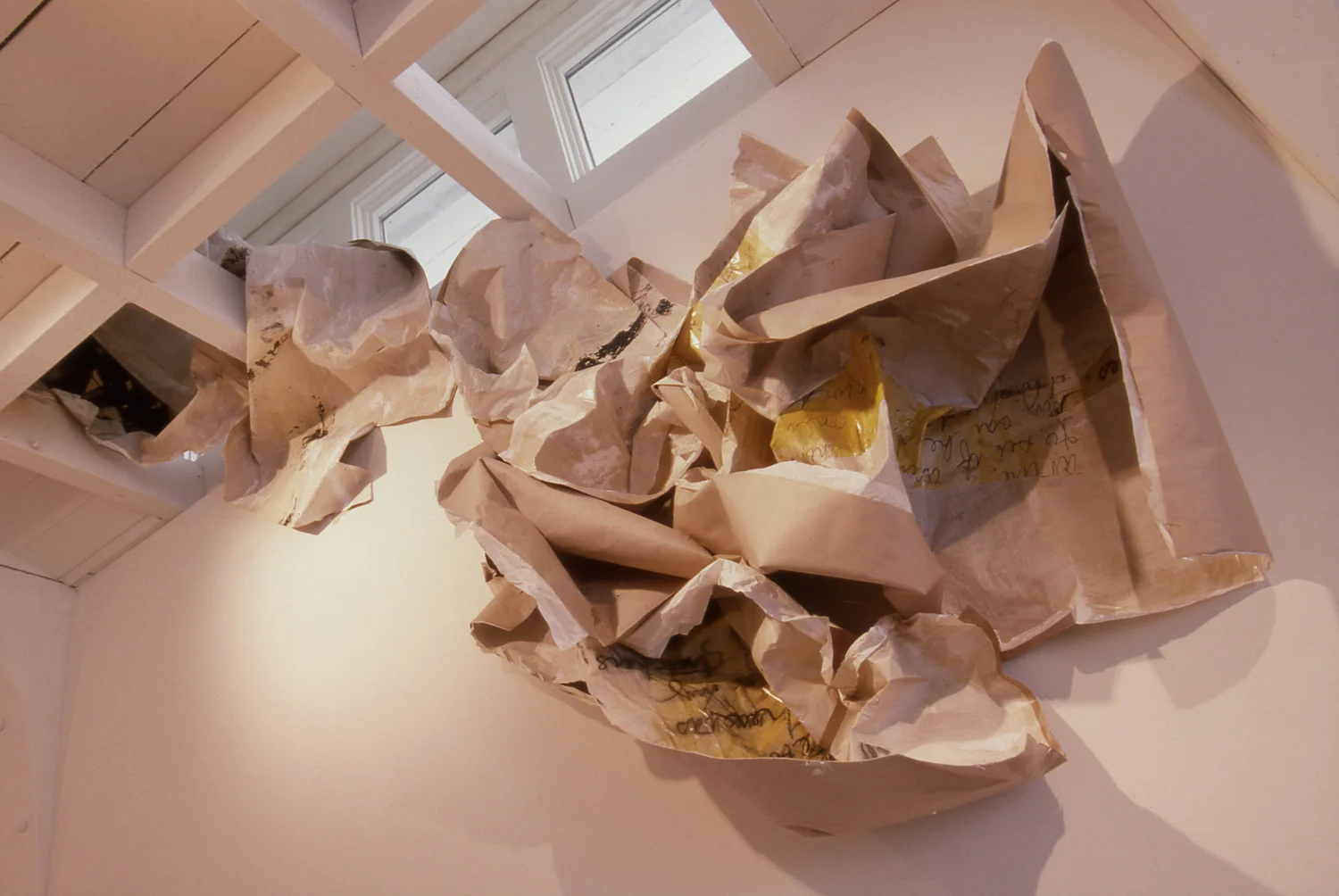 Erratic No. 9, Center for Maine Contemporary Art, Builders Paper, Dimensions Variable