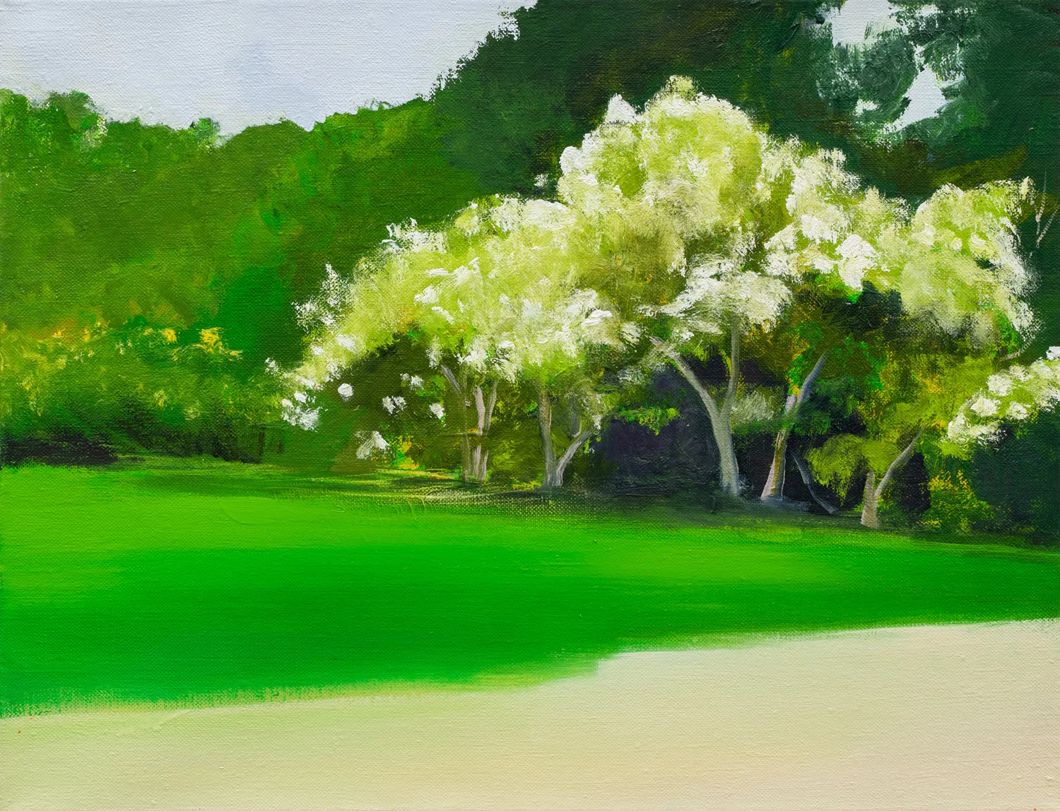 Hydrangeas in Summer, Oil on Linen, 14 x 18 Inches. Private Collection.