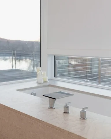 new modern house bathroom
