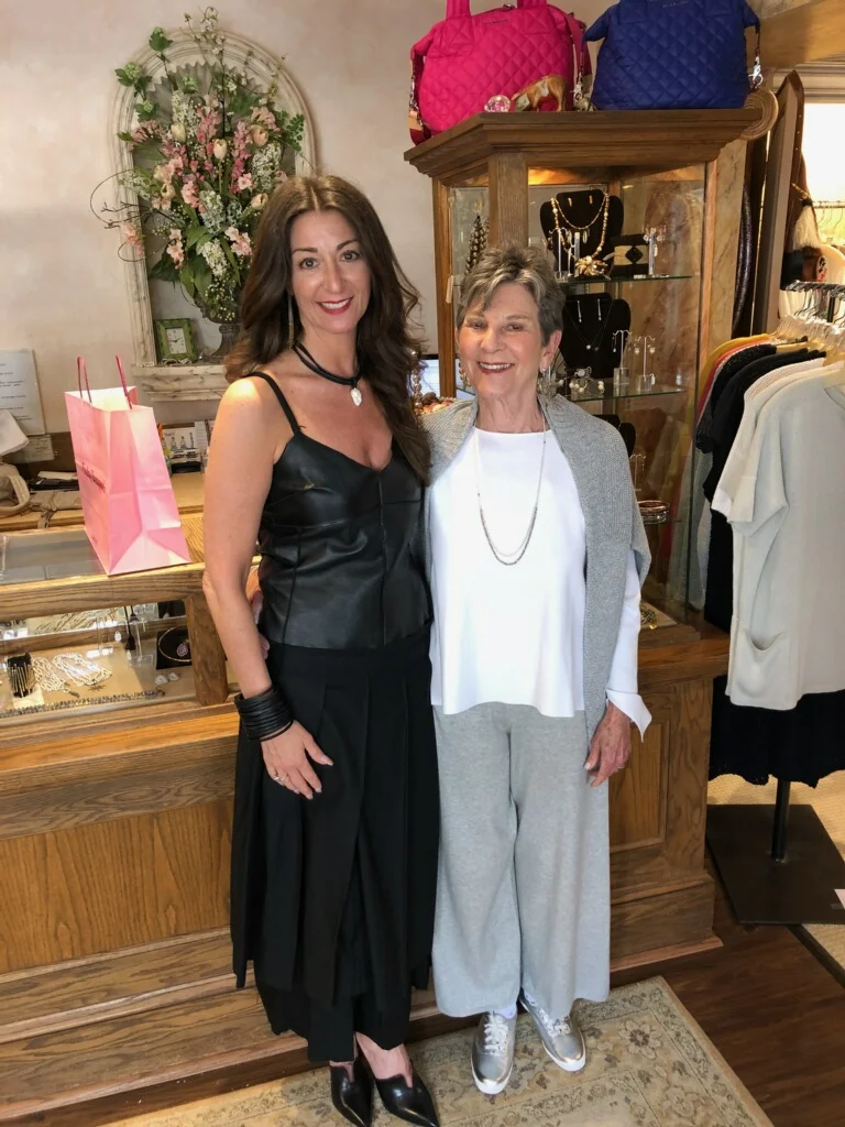 Rachel and Lynn celebrating Hedy Shepard's 18th anniversary. 