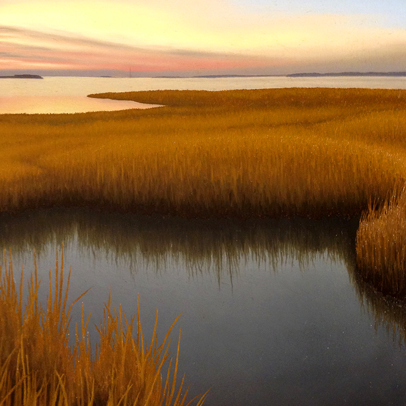 oil sketch 15 (charleston harbor)