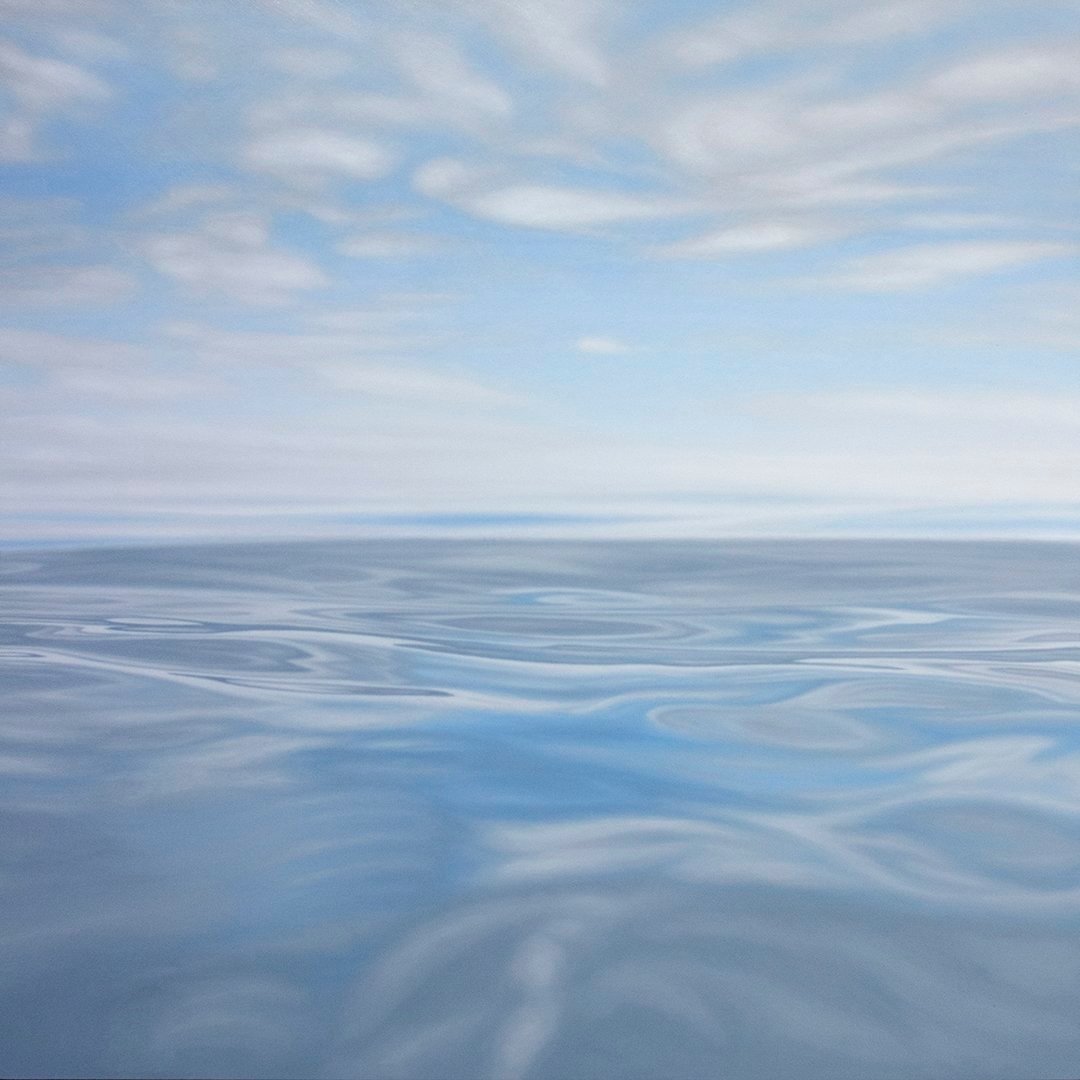 untitled seascape 31 (pipedream)  20 x 20”  oil on aluminum  2021  $5,000 