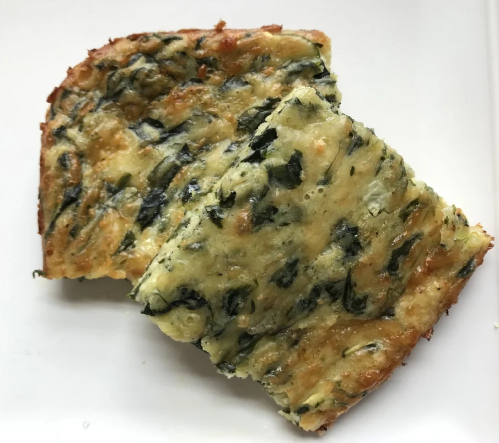 Spinach Cheese Squares