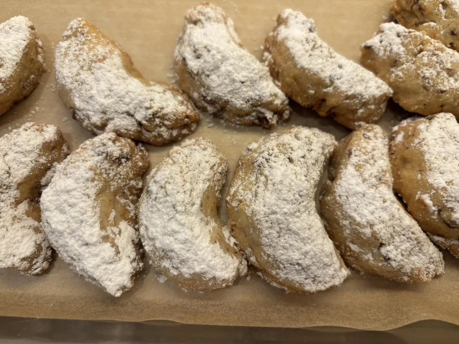 Pecan Crescent Cookies