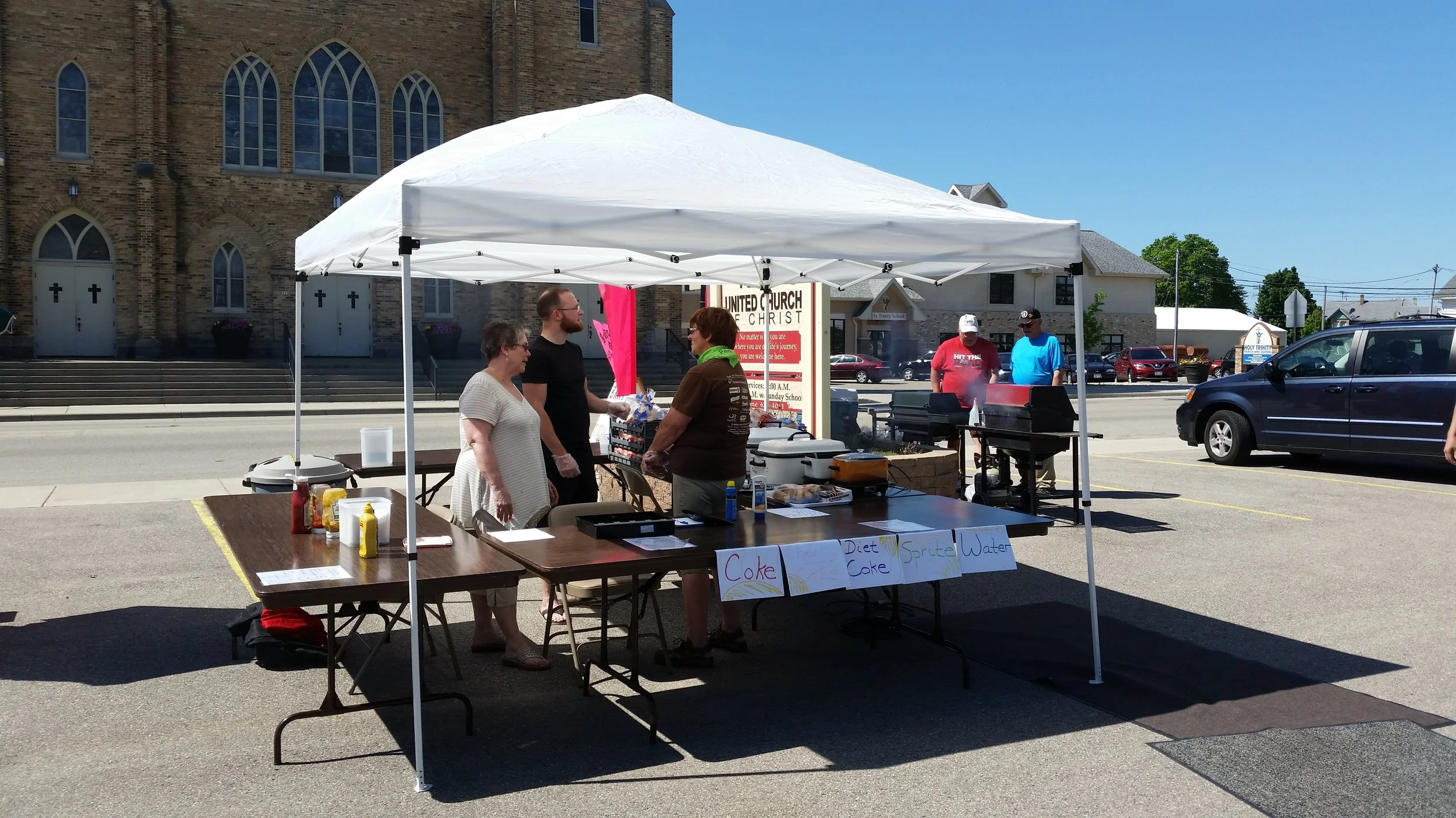 Brat Fry, Peace UCC Parking Lot 