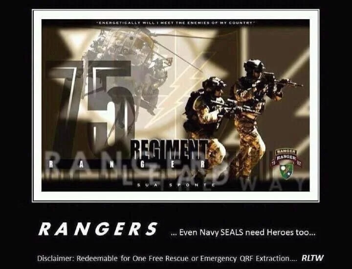 Mir Bahmanyar — On RIP - the great Ranger Indoctrination Program and ...