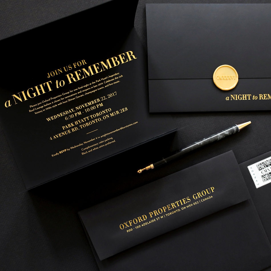 Oxford Properties - A Night to Remember