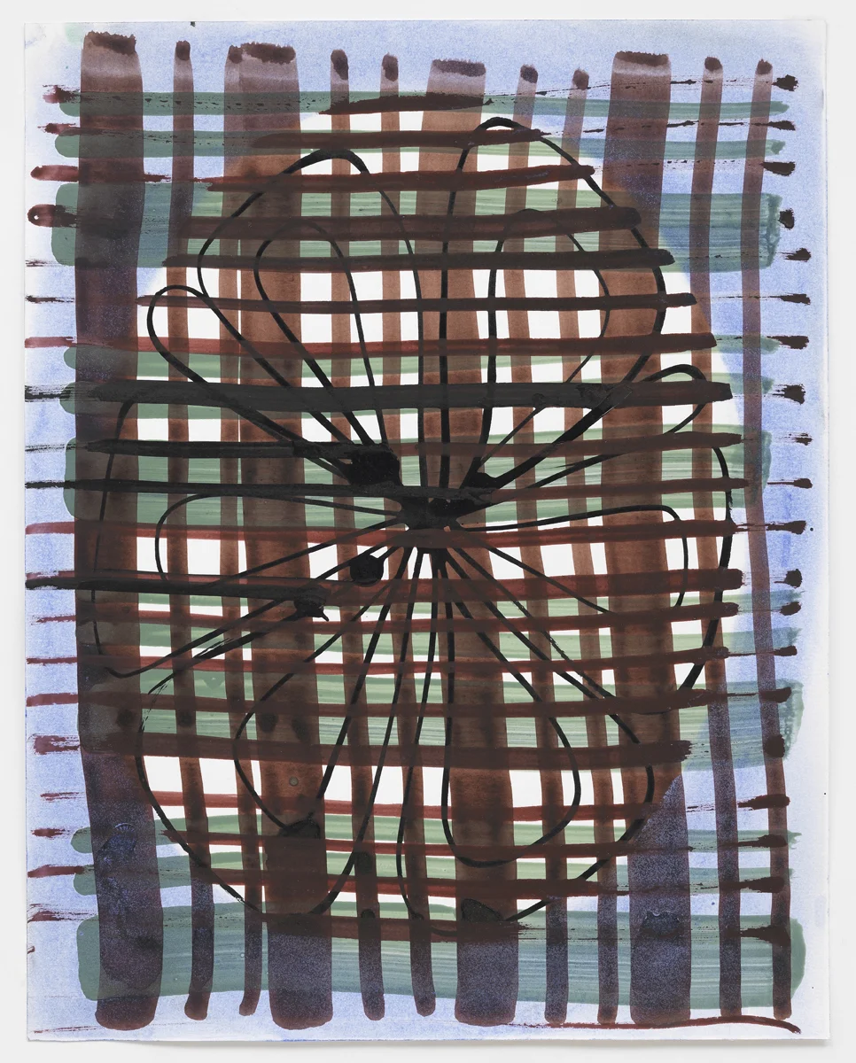 Gouache, walnut ink, and pastel on paper 9.5”x 12” 2010