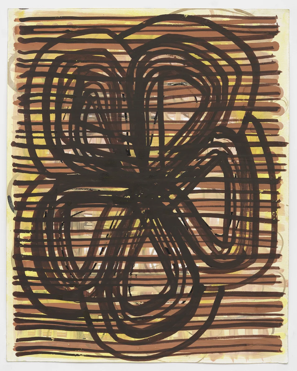 Gouache and walnut ink on paper 9.5”x 12” 2010