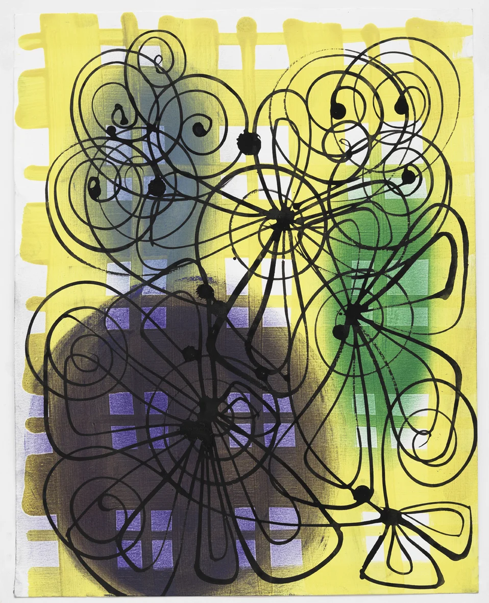 Gouache, ink, and pastel on paper 9.5”x 12” 2010