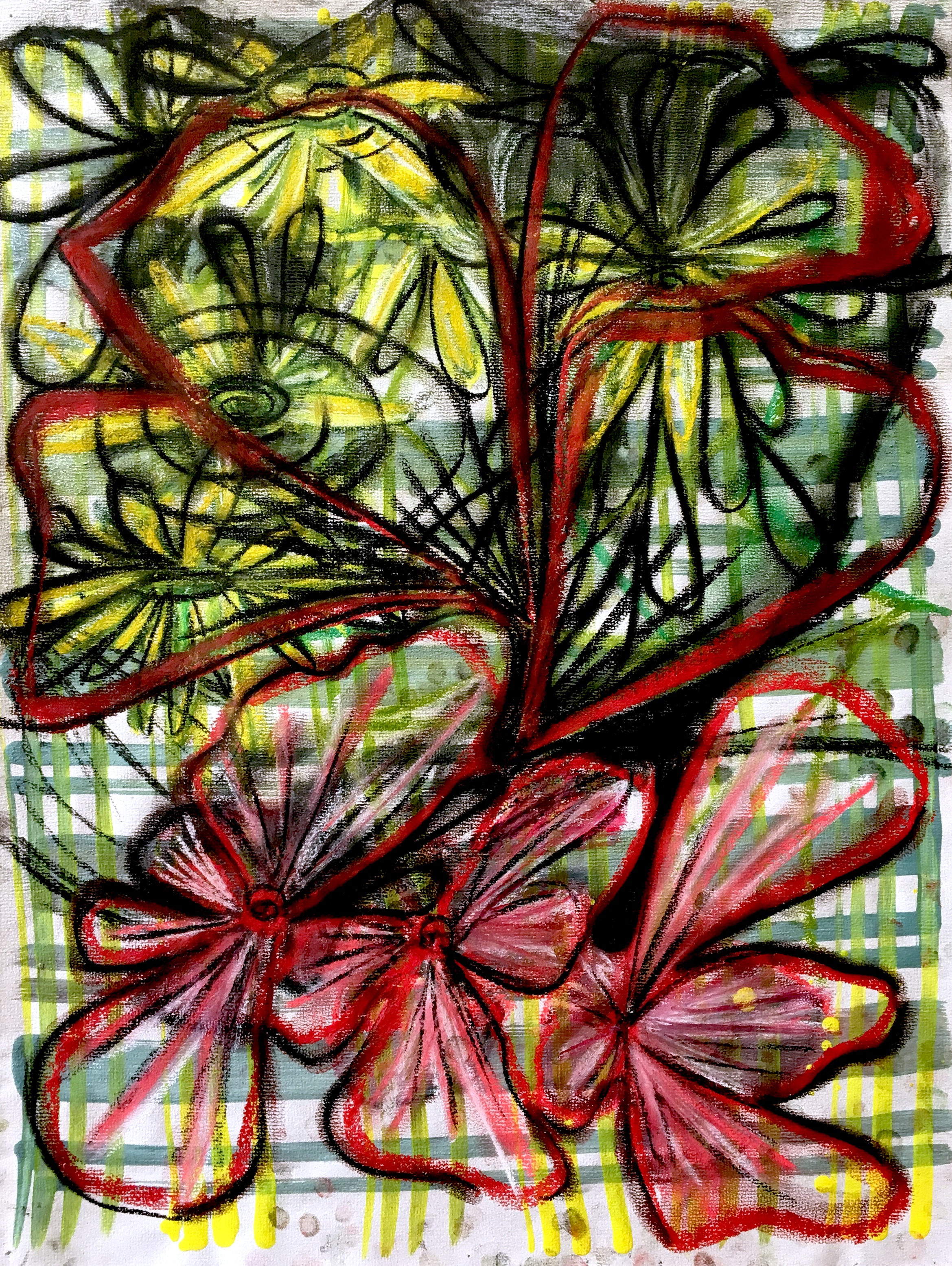  Ink, gouache and pastel  23” x 17 ½”  2011 