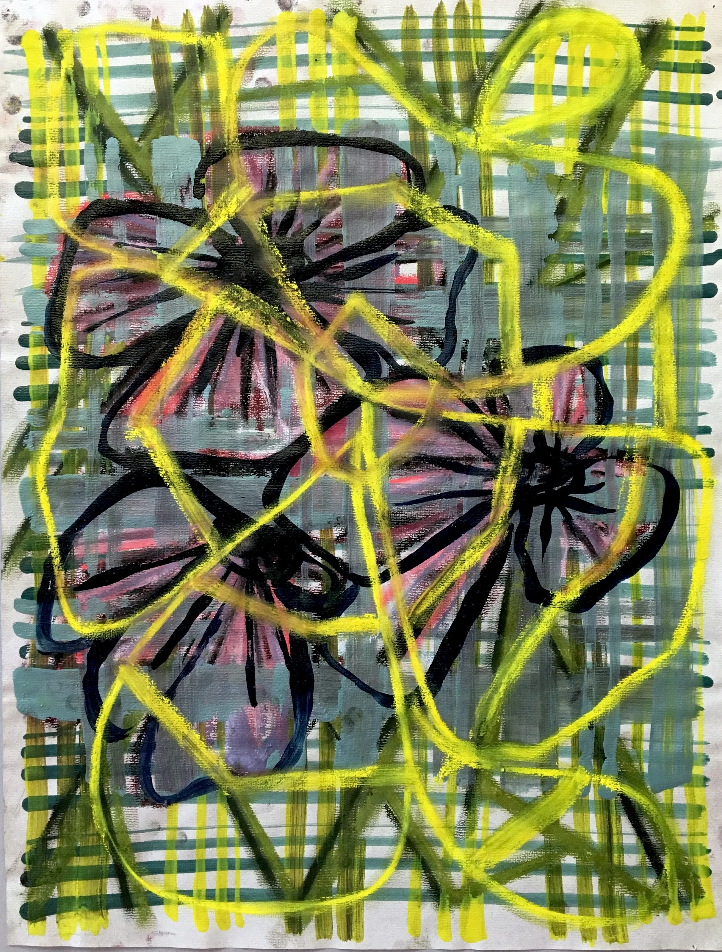 Ink, gouache and pastel 23” x 17 ½” 2011