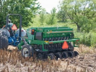 The Bladen County no-till grain drill prevents soil erosion and lessens sedimentation and nutrient loading in streams