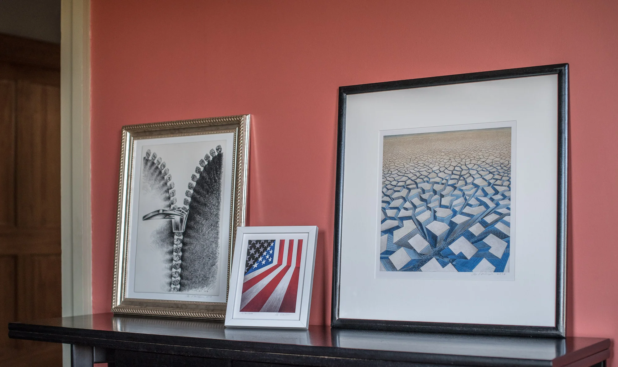 Samples of framed and signed  prints