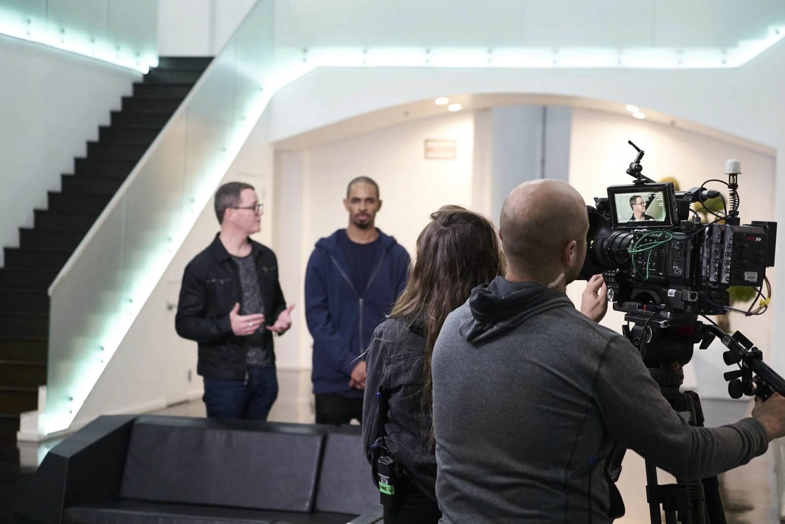 Kris Jones Damon Wayans Filming Special Guest App on Planet of the Apps.jpg