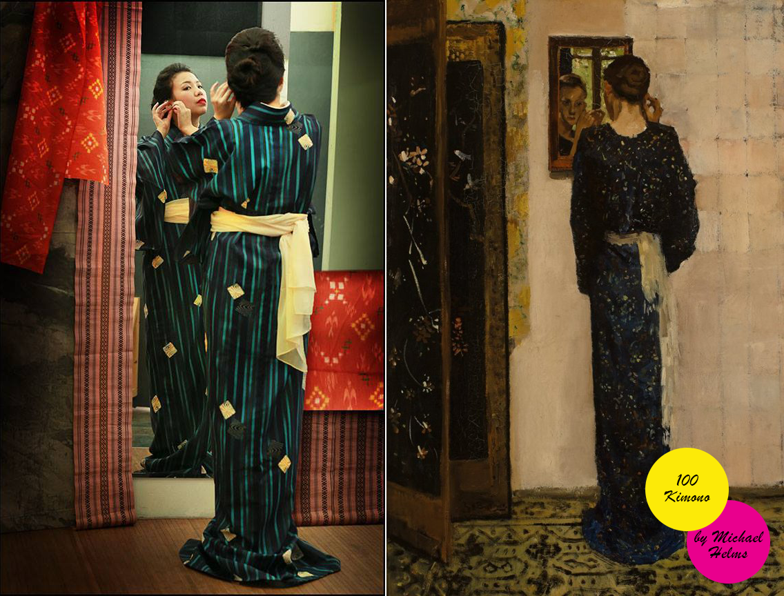 Let us not be so quick to say “fetish” and “my culture is not your costume.” A society living in fear of offending, lives also in fear of expression. Let us find a larger meaning before we find offense. After all, what is art and culture if not to be shared? # 100kimono #kimono4all