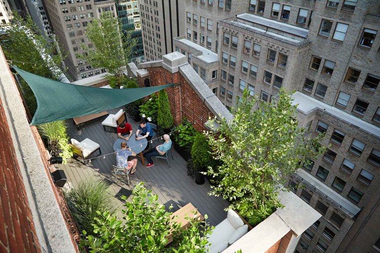 Rooftop Garden Design Nyc Brooklyn, Nyc Terrace Landscaping