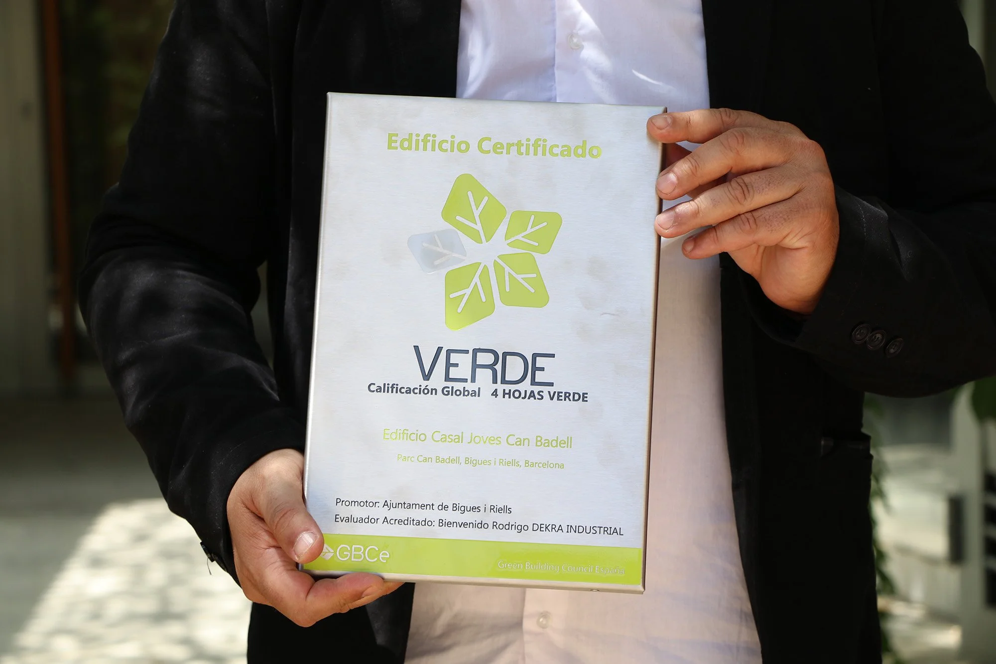 El Centre per a joves La C@va rep la màxima valoració ambiental del Green Building Council