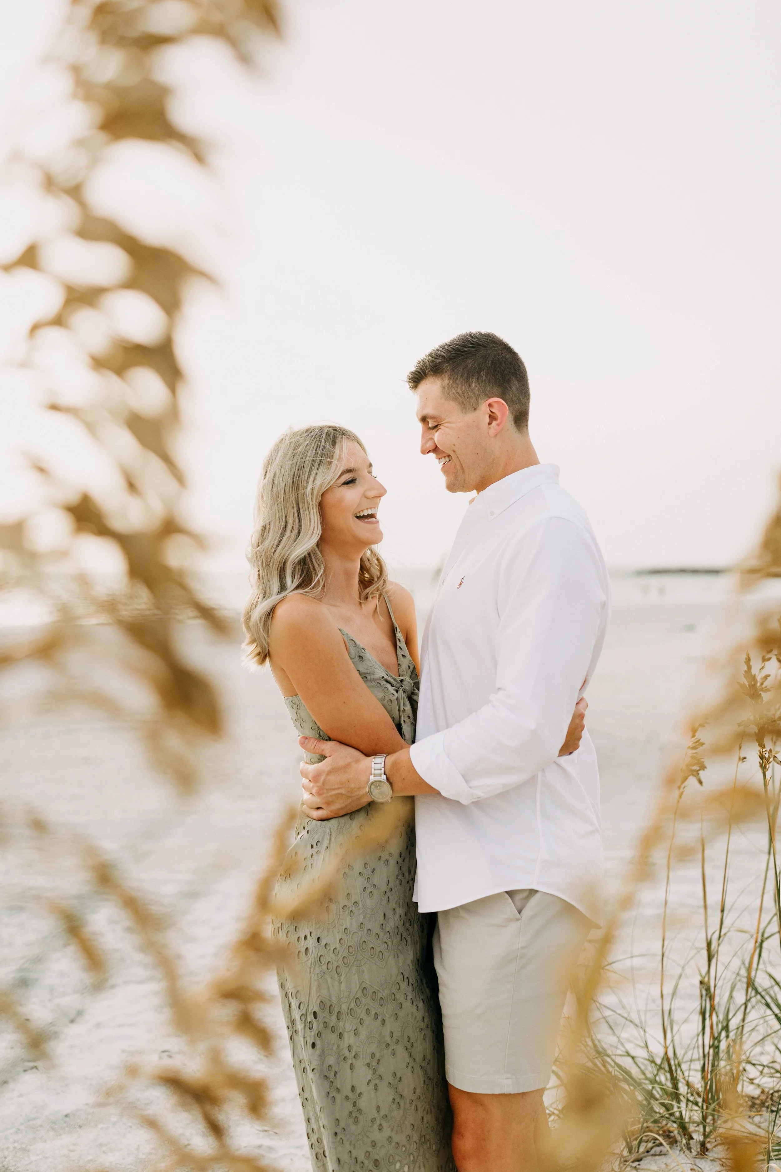  Beach Engagement Session at Sand Key State Park | Dylan + Brianna