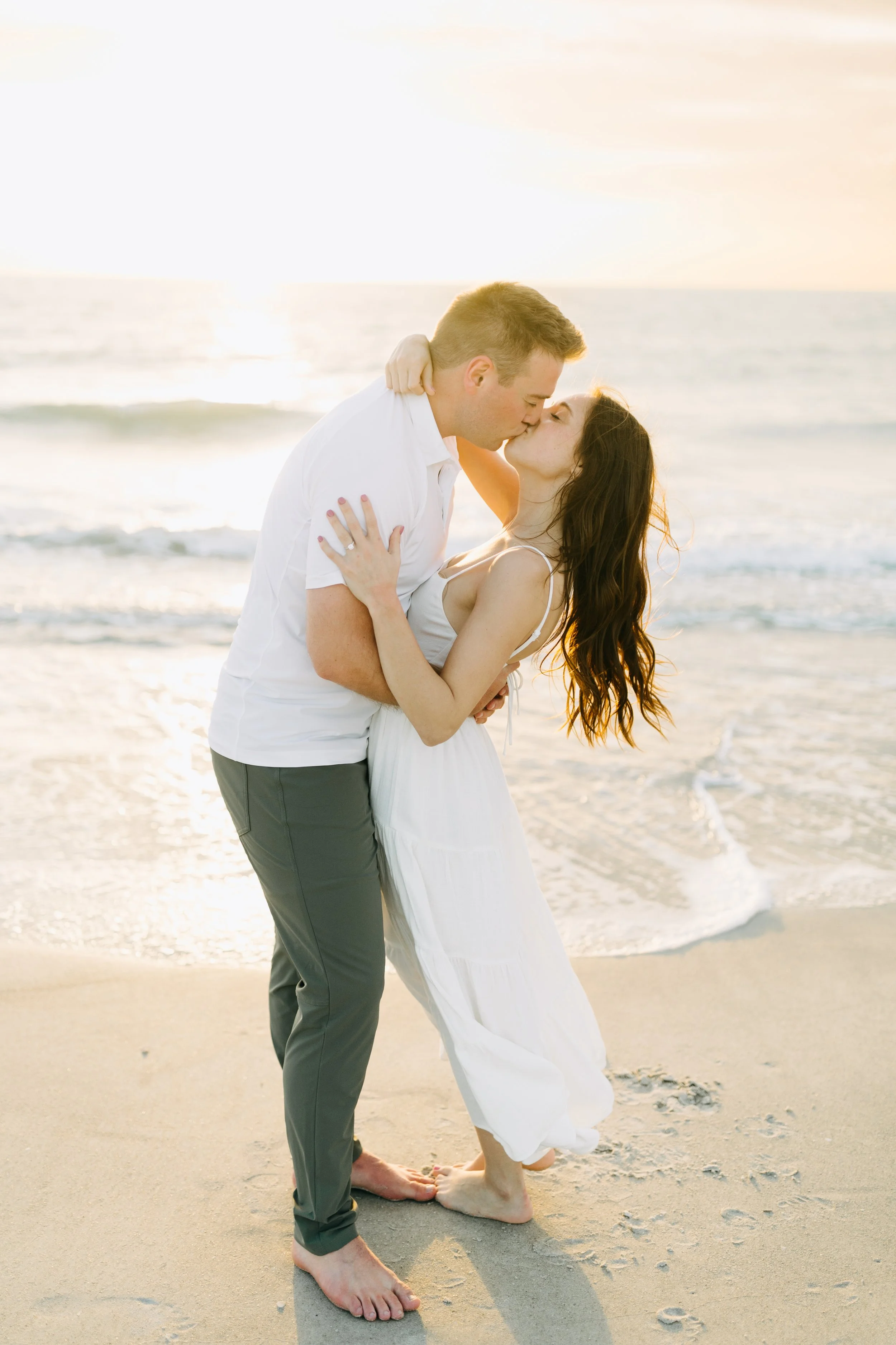 Clearwater Beach Proposal at Sand Key | Nick + Kallie
