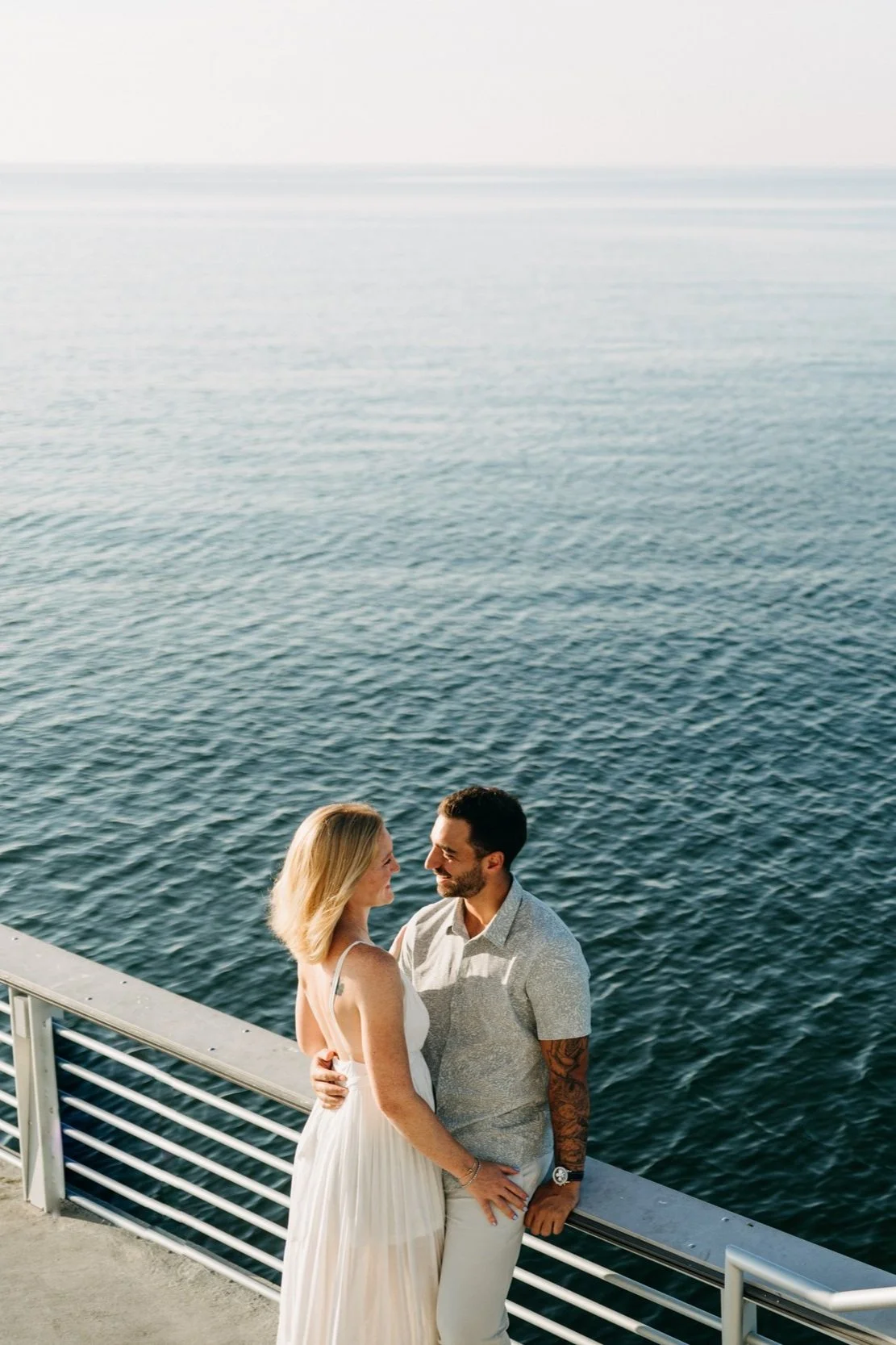 St. Petersburg Engagement at The Pier and North Straub | Chloe + Noah