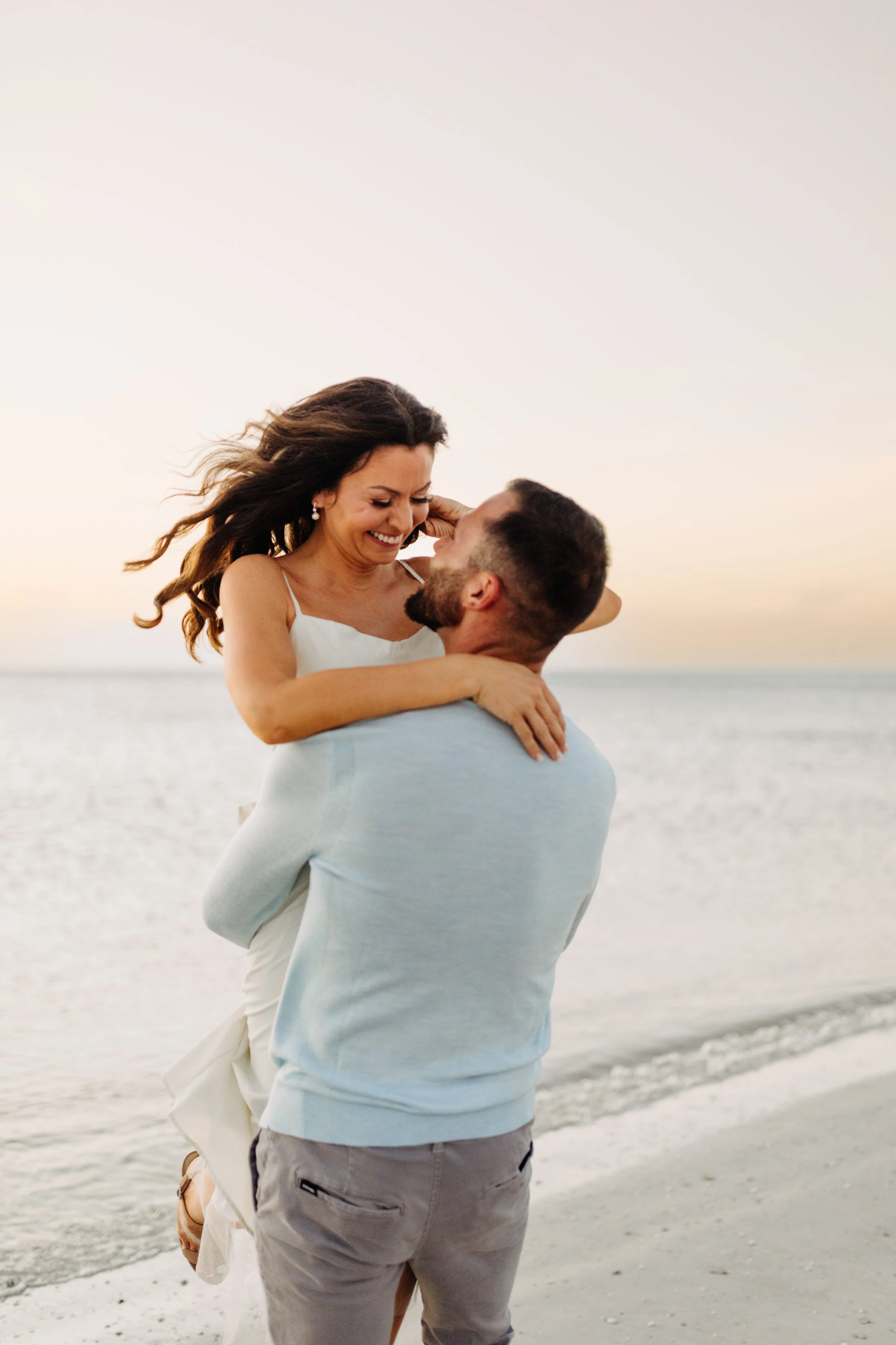 St. Pete Engagement at Hotel Zamora + The beach | Heather + Alex