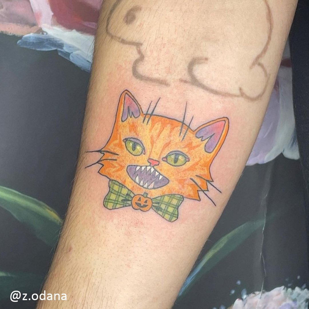 38 Best Cat Tattoos On Leg  Tattoo Designs  TattoosBagcom