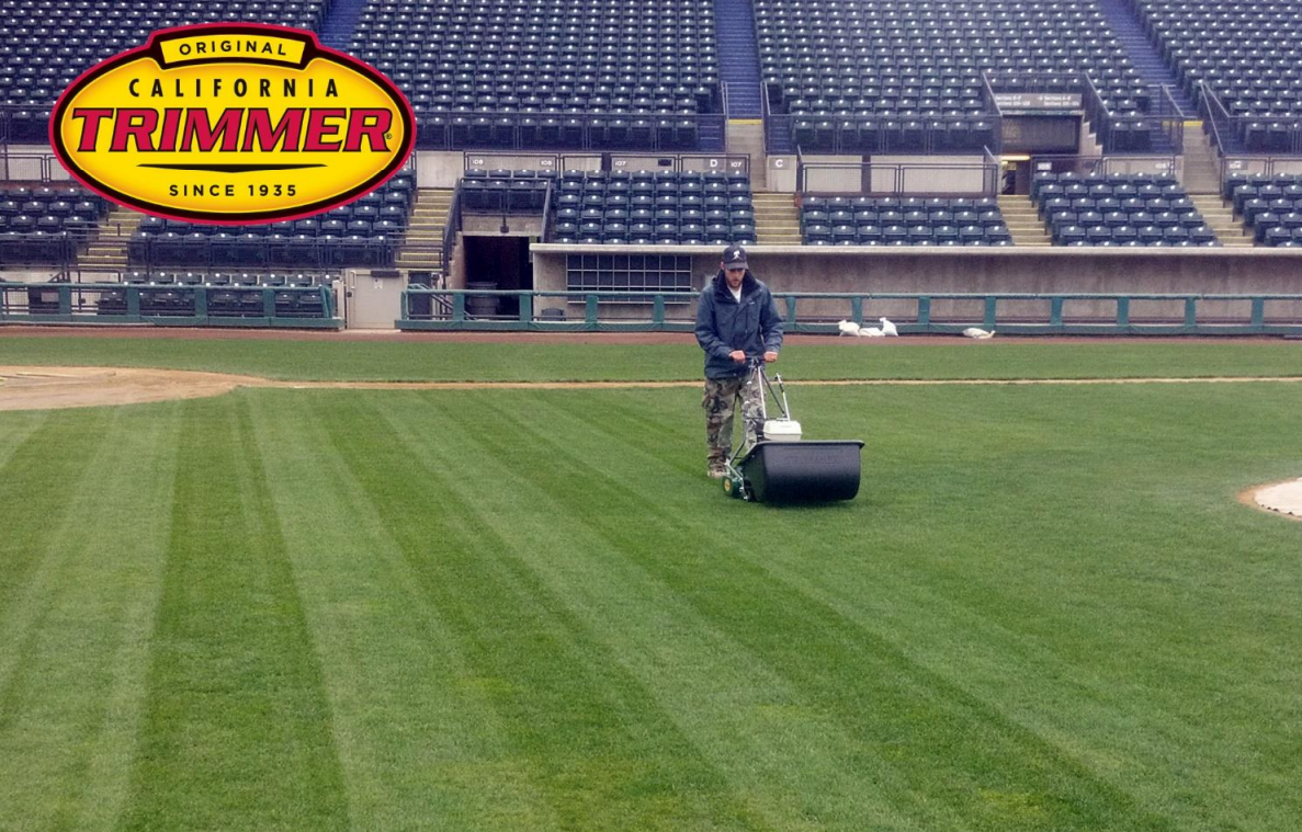 California Trimmer Smooth Roller — Triangle REEL Mowers