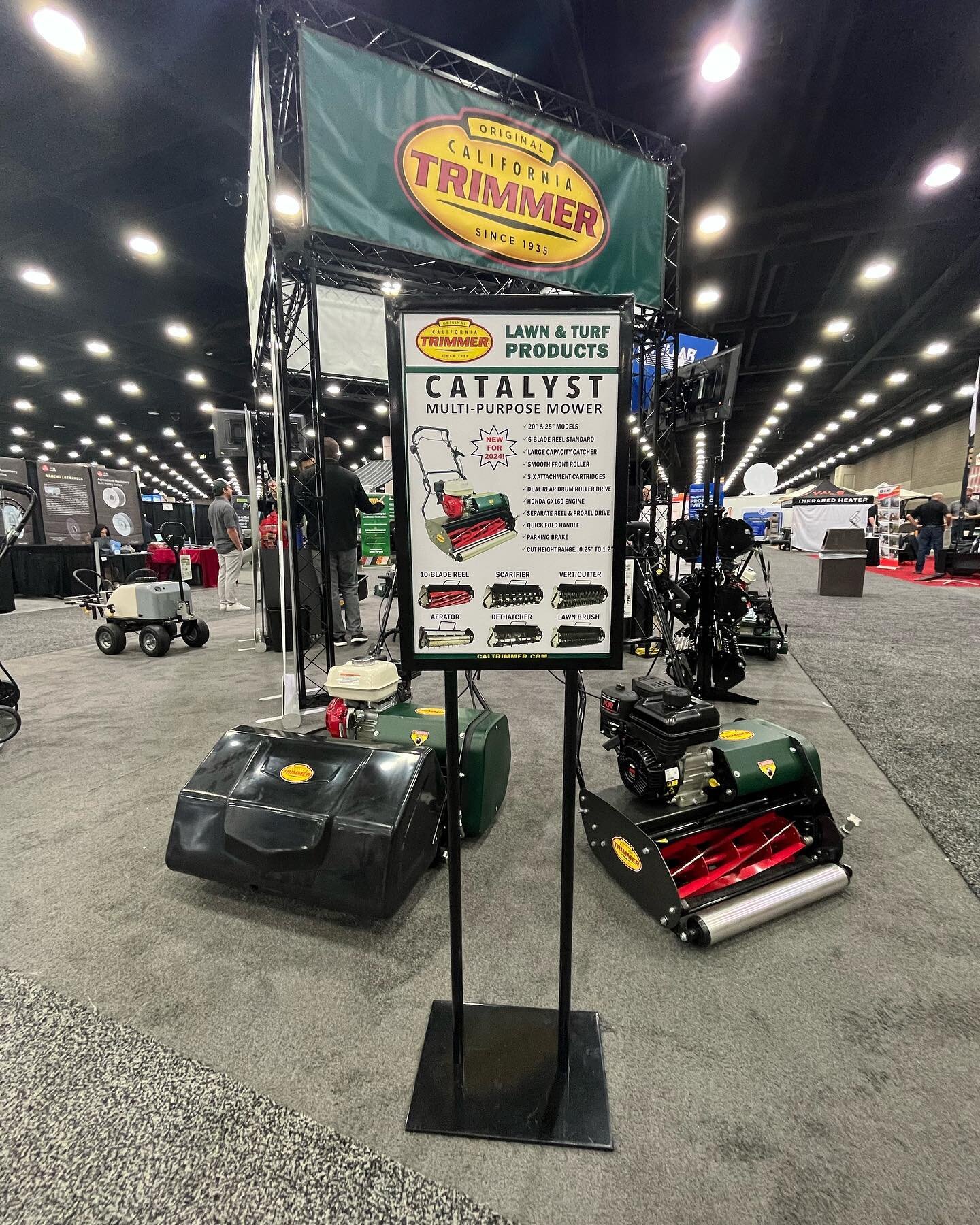 Come check us out @ the GIE EXPO in Louisville! We&rsquo;ve got something new to share!
.
.
.
#triangleREELmowers #REELmower #CaliforniaTrimmer #CalTrimmer #turfgrass #bermudagrass #zoysiagrass #golfcourselawn #loveyourlawn #lawncare