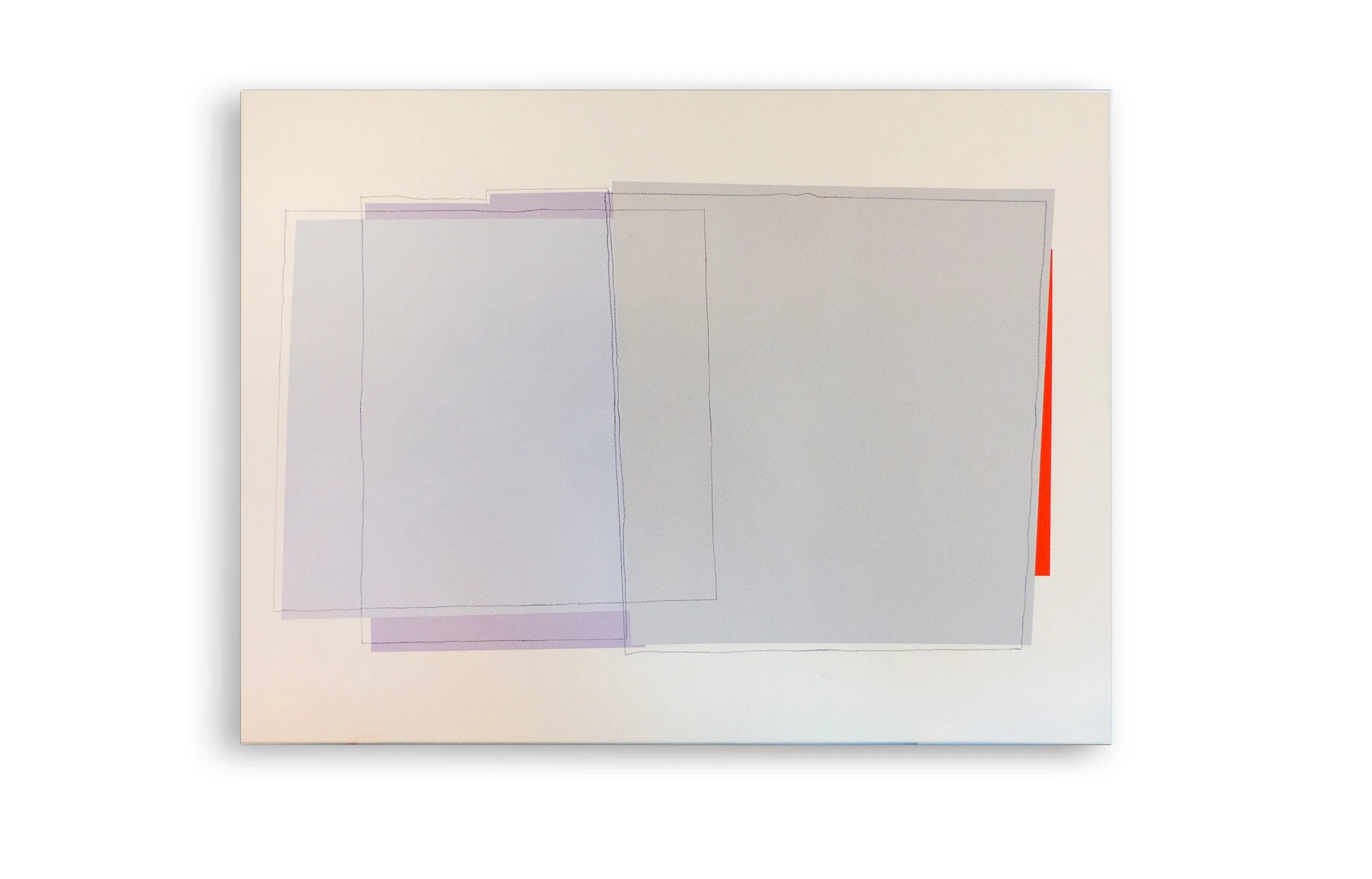VisualField 1805_02 Acrylic on canvas with China Marker 3 feet X 4 feet