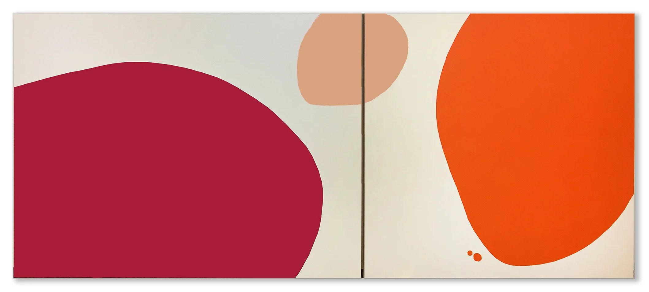 Field of Color 1810_05 Acrylic on canvas - Diptych 36 x 84 inches