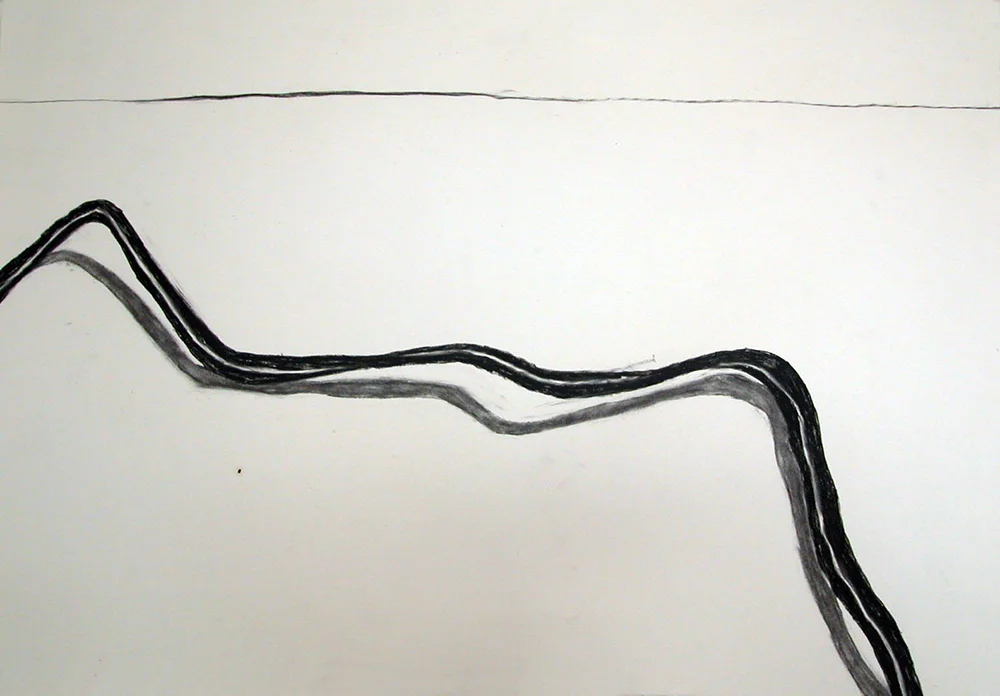 no. 11, 2002 charcoal on paper