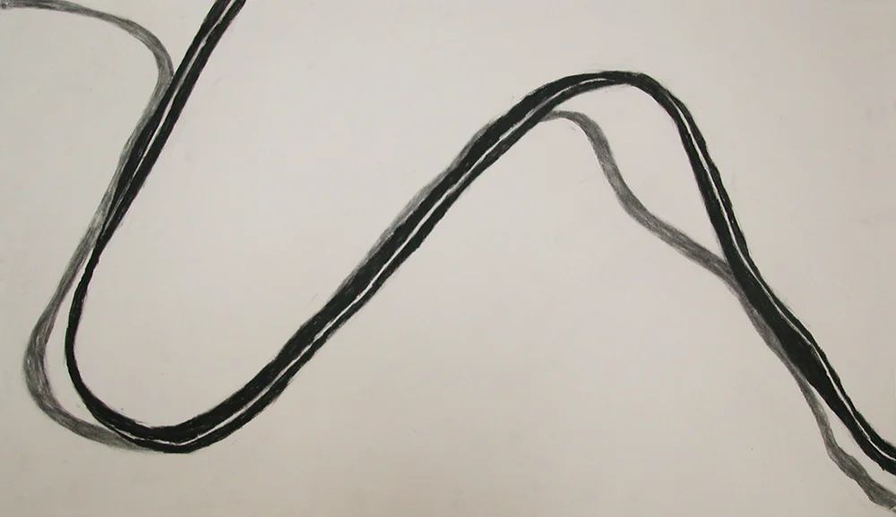 no. 14, 2002 charcoal on paper