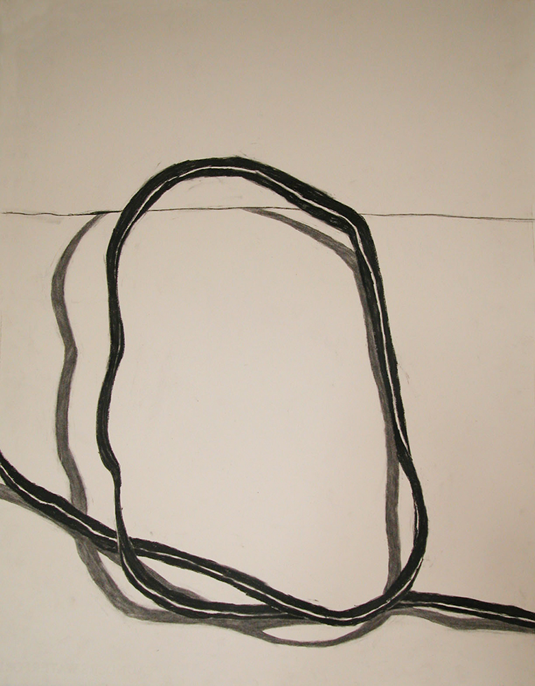  no. 16, 2002  charcoal on paper 