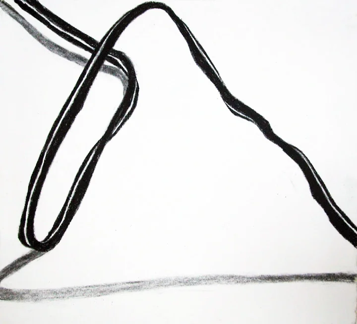 no. 25, 2002 charcoal on paper