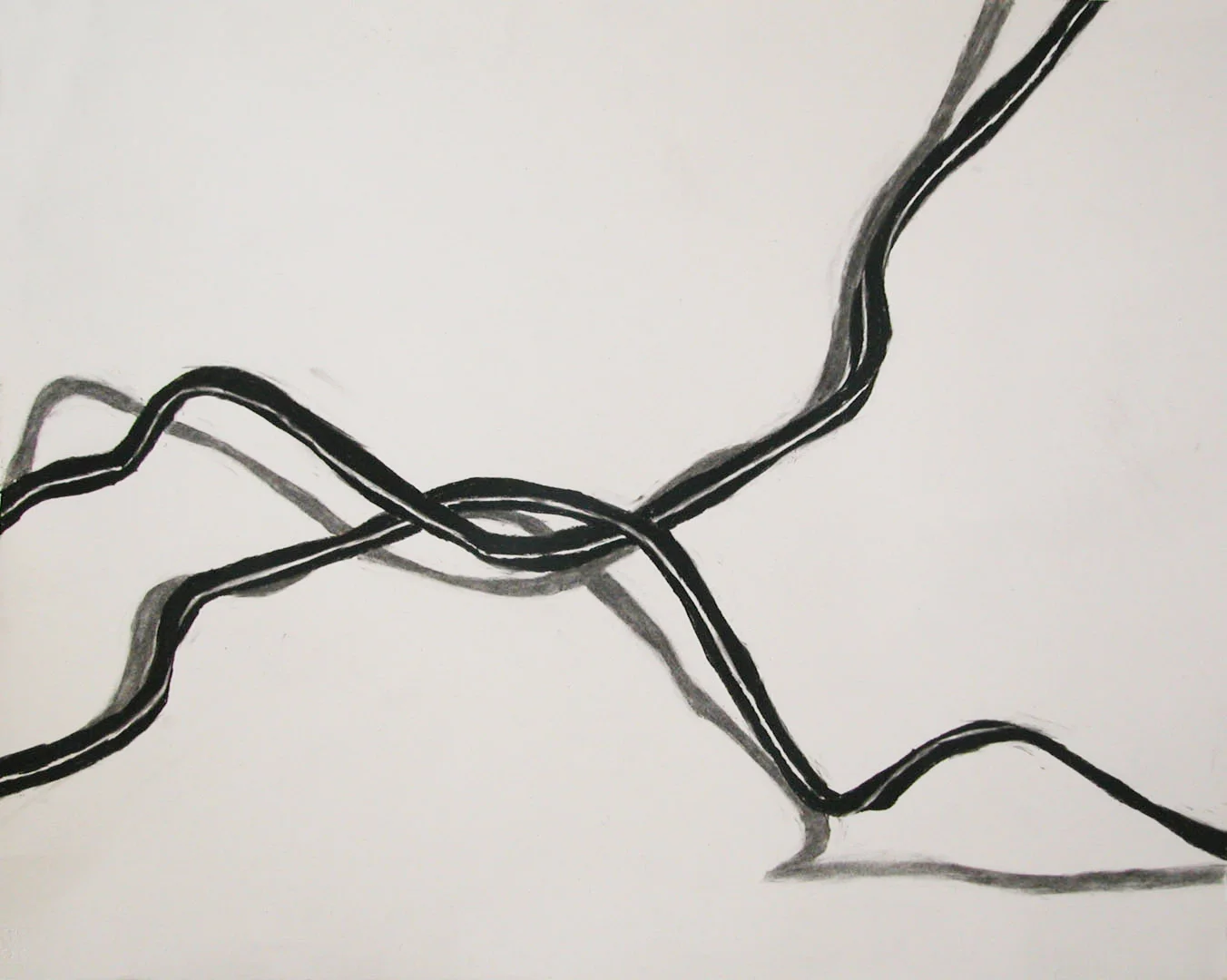 no. 30, 2002 charcoal on paper
