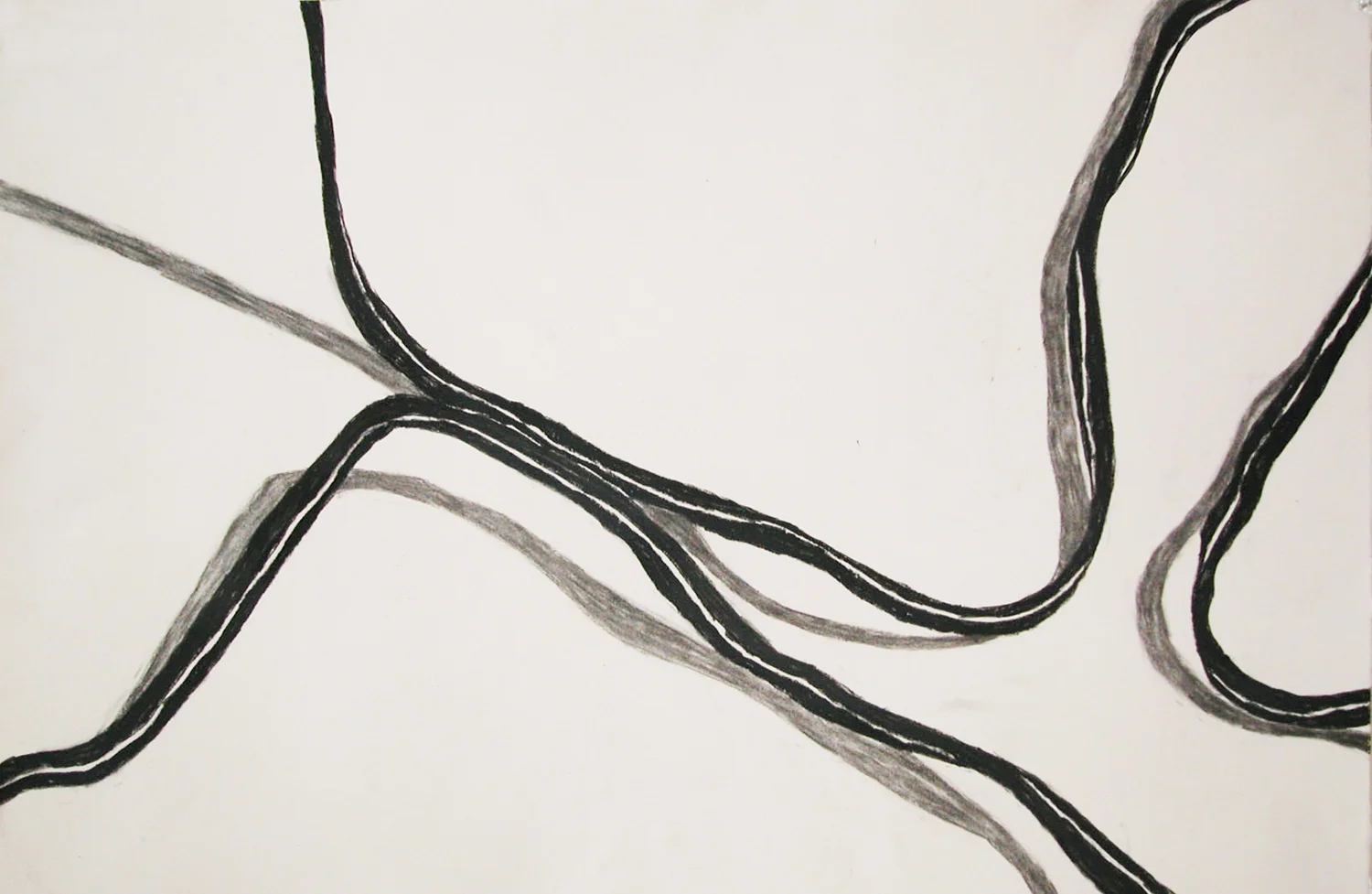 no. 31, 2002 charcoal on paper