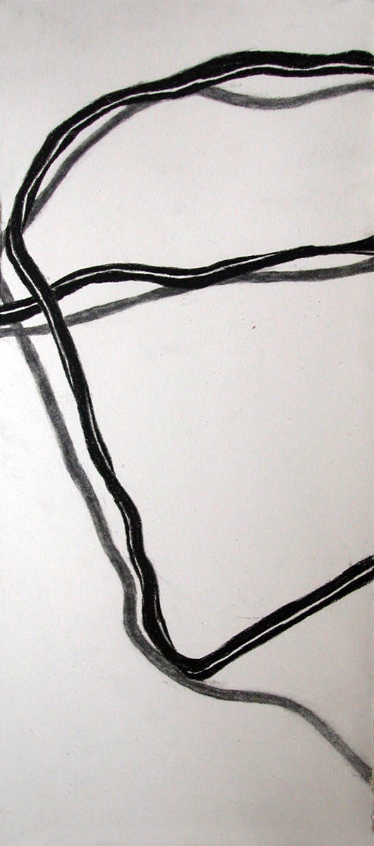  no. 38, 2002  charcoal on paper 