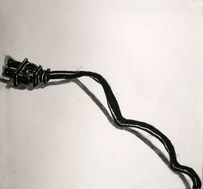  no. 41, 2002  charcoal on paper 