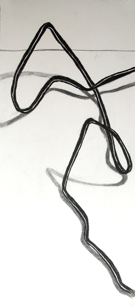  no. 47, 2002  charcoal on paper   