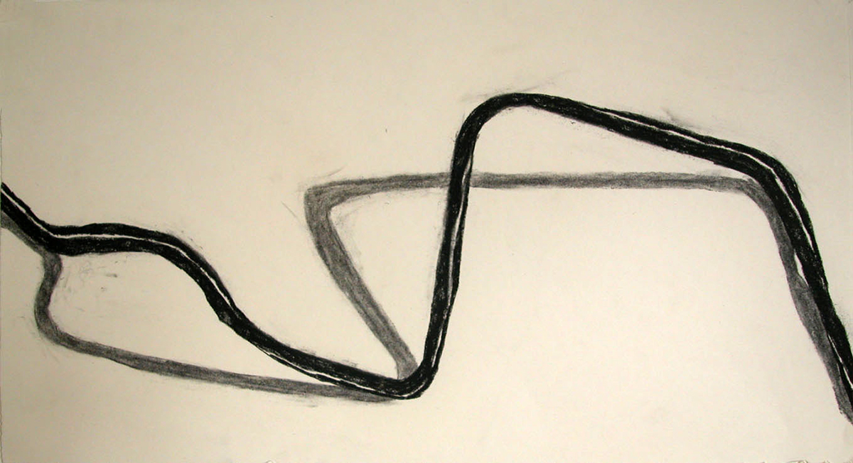  no. 48, 2002  charcoal on paper 